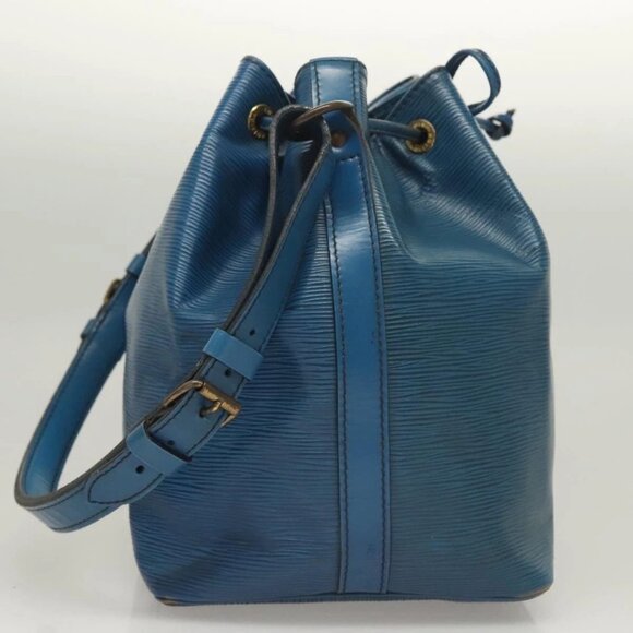 LOUIS VUITTON Epi Petit Noe Shoulder Bag Blue M44105 LV Auth 128576 - Picture 4 of 16